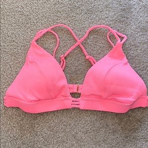 Hot pink swimsuit top.. medium/large or 36c